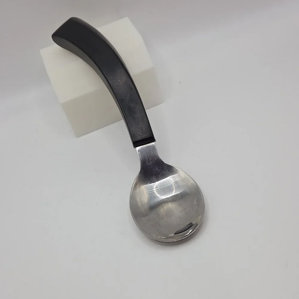 Amefa Cutlery left-handed Spoon Disabled Elderly Stainless steel positioning